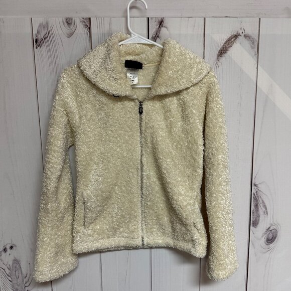 Patagonia Women’s Curly-Q Cardigan Cream S Vintage Full-Zip EUC - Picture 1 of 9